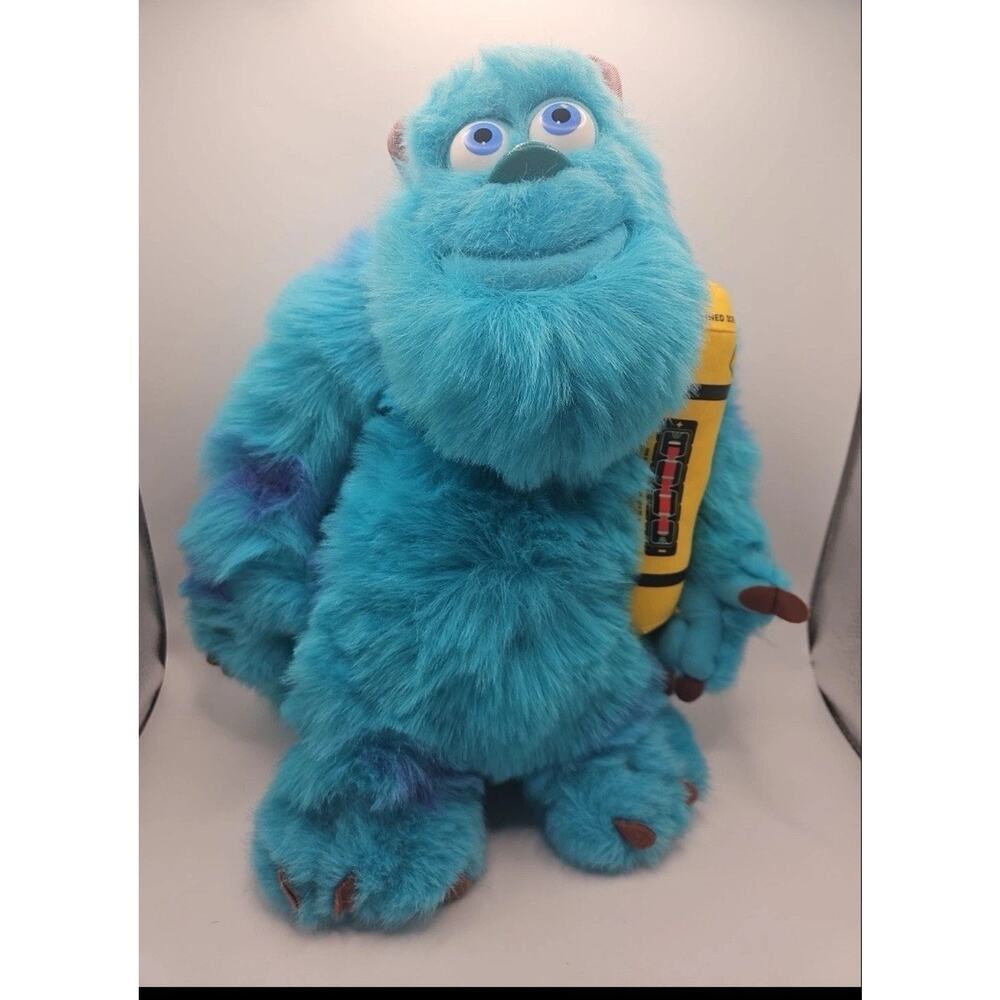 Hasbro Vintage 2001 Disney Pixar Talking Bedtime Sculley Blue Monsters Inc. Vtg